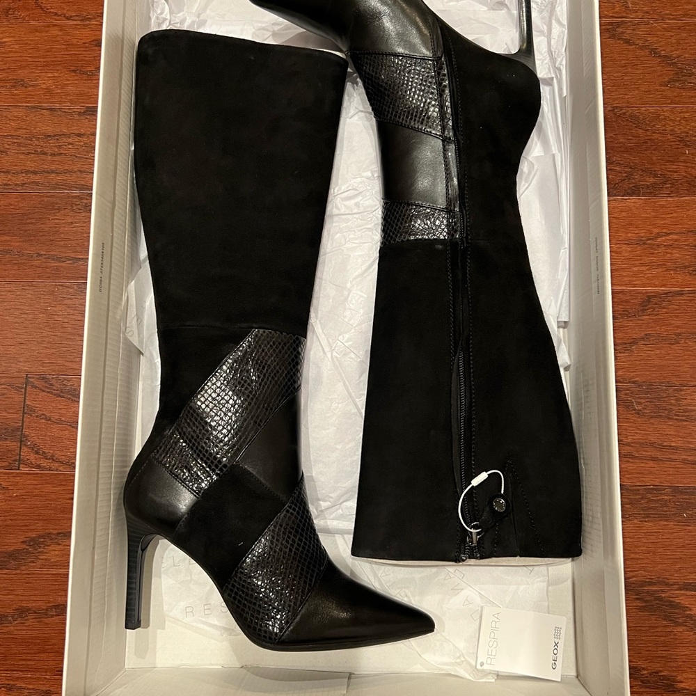Ladies Footwear Geox Comfort Boot Black